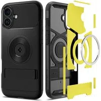 Custodia MagSafe per Apple iPhone 16, Spigen, Slim Armor, Nera ACS08227 — 3