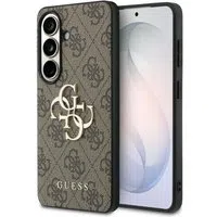 Custodia per Samsung Galaxy S26 S942, Guess, 4G Big Logo, Marrone — 3