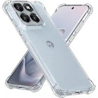 Custodia per Motorola Edge 70 Fusion, Techsuit, Shockproof Clear, Trasparente — 3