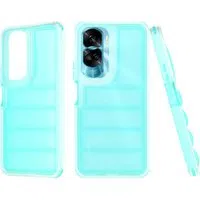 Custodia per Honor 90 Lite, Techsuit, Wave Shield, Turchese — 3