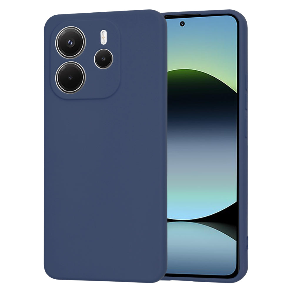 Custodia per Xiaomi Redmi Note 14 4G (Standard), Techsuit, SoftFlex, Blu scuro
