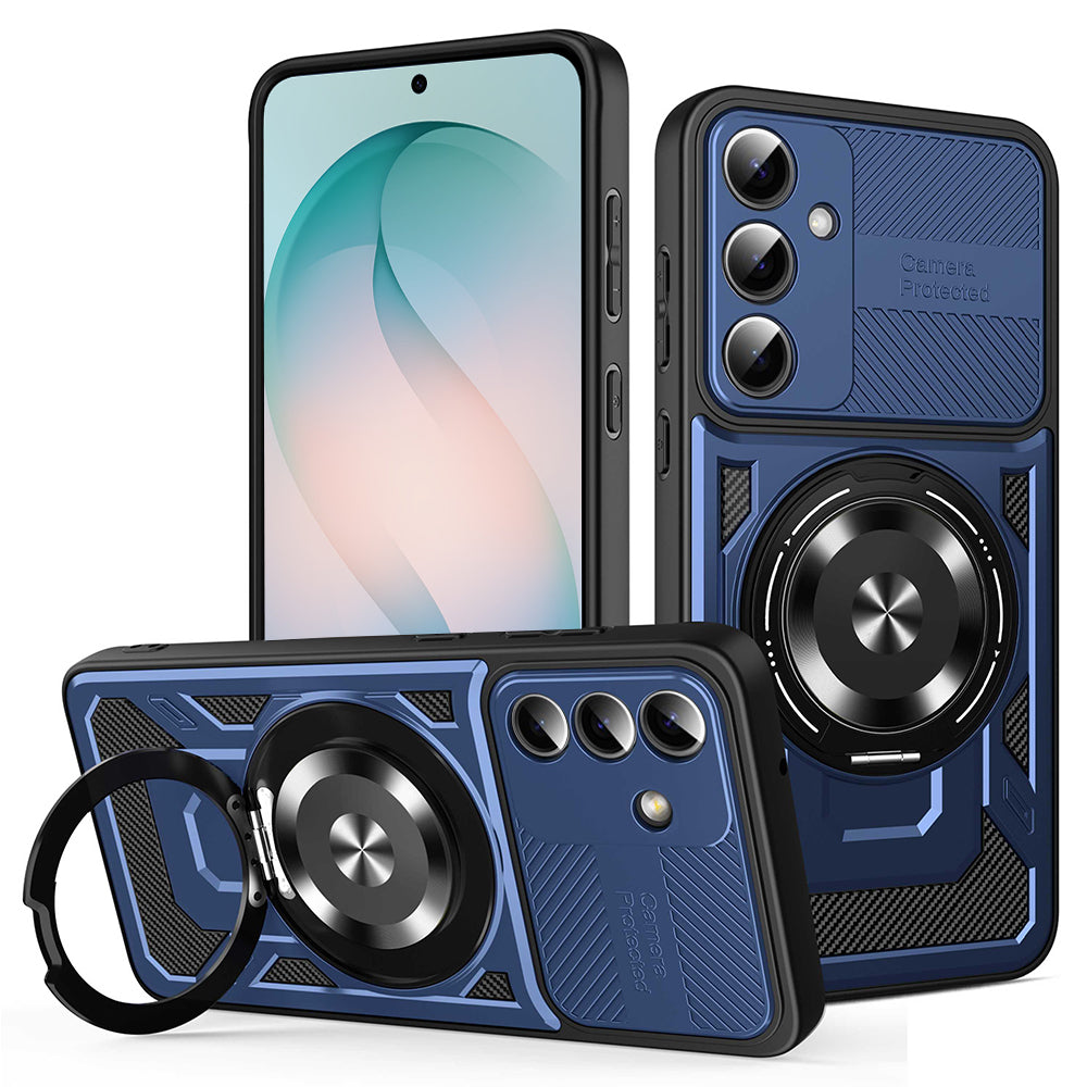 Techsuit Custodia per Samsung Galaxy S26 Plus S947, Techsuit, RuggedCam, Blu
