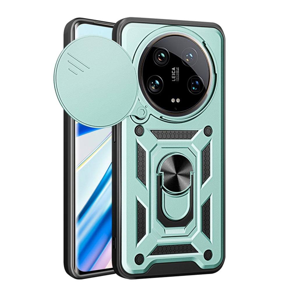 Techsuit Custodia per Xiaomi 14 Ultra, Techsuit, CamShield, Verde