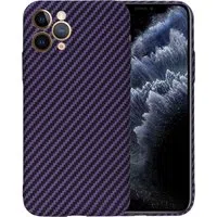 Custodia per Apple iPhone 11 Pro, Techsuit, Carbonite FiberShell, Viola — 3