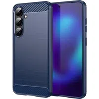 Custodia per Samsung Galaxy S26 S942, Techsuit, Carbonio, Blu — 3