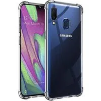 Custodia per Samsung Galaxy A40 A405, Techsuit, Shockproof Clear, Trasparente — 3