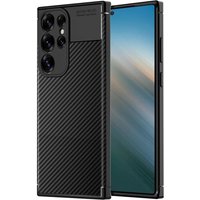 Techsuit Custodia per Samsung Galaxy S25 Ultra S938, Techsuit, CarbonFiber, Nera — 2