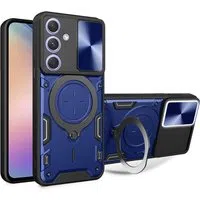 Custodia per Samsung Galaxy A54 A546, Techsuit, CamGuard Pro, Blu — 3