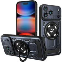 Custodia per Apple iPhone 17 Pro Max, Techsuit, RuggedCam, Blu — 3