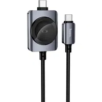 Cavo di Ricarica USB-C - USB-C HOCO CW66 2in1, 100W, 1,2m, Nero — 3