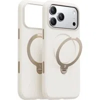 Custodia MagSafe per Apple iPhone 17 Pro, Torras, QPRO Silicone, Bianca — 3