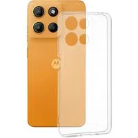 Custodia per Motorola Moto G15 / G15 Power, Techsuit, Chiara, Trasparente — 3