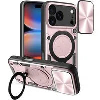 Custodia per Apple iPhone 17 Pro Max, Techsuit, CamGuard Pro, Rosa Dorato — 3