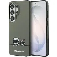Custodia MagSafe per Samsung Galaxy S26 Ultra S948, Karl Lagerfeld, IML Karl & Choupette Peekaboo Logo, Nera — 3