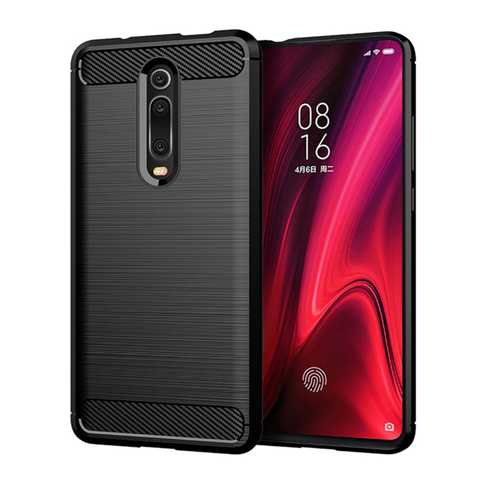 Techsuit Custodia per Xiaomi Mi 9T Pro / 9T / Redmi K20 Pro / K20, Techsuit, Carbonio, Nera