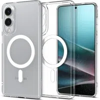 Custodia MagSafe per Samsung Galaxy S25 Edge S937, Spigen, Ultra Hybrid, Bianca ACS09418 — 3