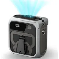 Ventilatore Portatile Techsuit Z13 con batteria esterna 10000mAh, Grigio — 3
