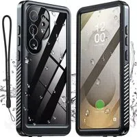 Custodia Waterproof per Samsung Galaxy S25 Ultra S938, ShellBox, Nera — 3