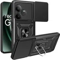 Custodia per Realme GT 6T / GT 6, Techsuit, CamShield, Nera — 3