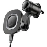 Caricabatterie Auto Wireless HOCO HW30, 15W, 1.67A, Nero — 3