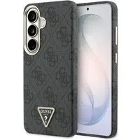 Custodia MagSafe per Samsung Galaxy S26 S942, Guess, Logo Triangolo 4G, Nera — 3