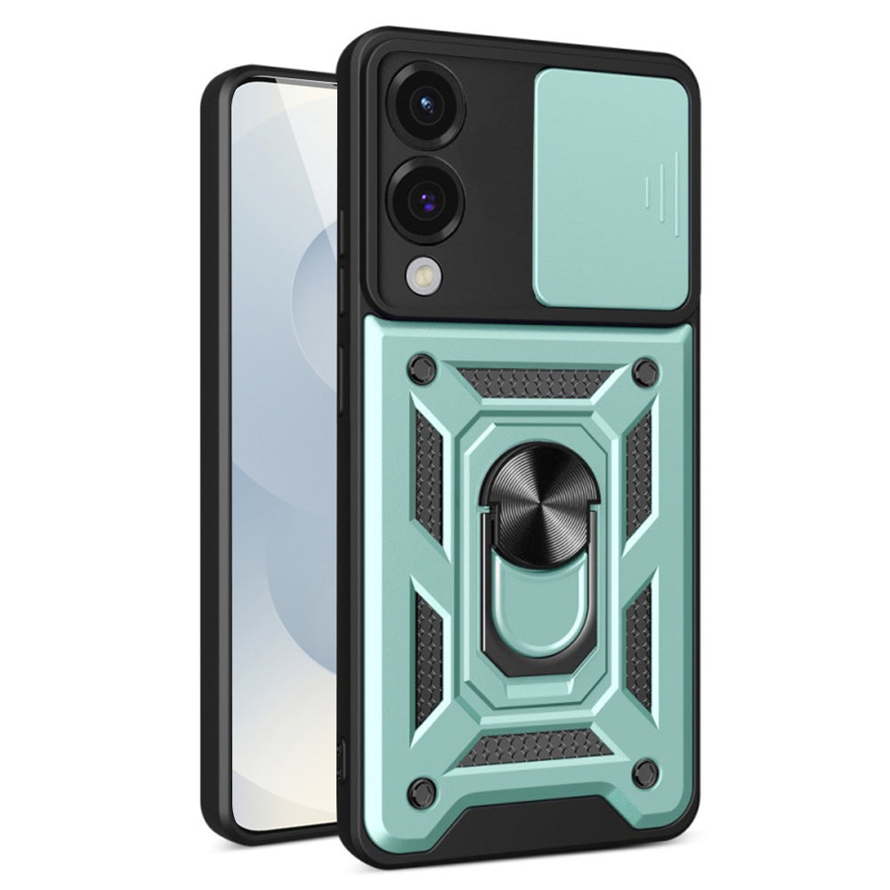 Techsuit Custodia per Samsung Galaxy S25 Edge S937, Techsuit, CamShield, Verde