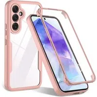 Custodia per Samsung Galaxy S24+ S926, Techsuit, ColorVerse 360, Rosa — 3