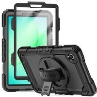 Custodia per Samsung Galaxy Tab A11 / Tab A9, Tech-Protect, Solid, Nera — 3