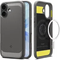Custodia MagSafe per Apple iPhone 17, Spigen, Rugged Armor, Grigio ACS10368 — 3