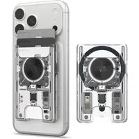 Portafoglio MagSafe, Spigen, Ultra Hybrid Zero One, Trasparente AFA11403