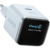 Caricatore da rete Anker Nano Display, 45W, 3A, 1 x USB-C, Blu A121DG31 — 3