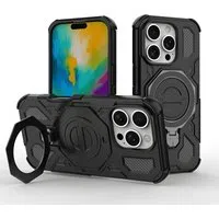 Custodia per Apple iPhone 17 Air, Techsuit, Carbon Shield Pro, Nera — 3