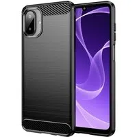 Custodia per Samsung Galaxy A07 4G A075, Techsuit, Carbonio, Nera — 3