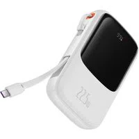 Batteria Esterna Baseus Qpow Pro, 10000mAh, 22.5W, QC + PD, 1 x USB-A - 2 x USB-C, Bianca PPQD020102 — 3