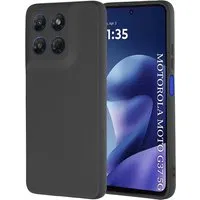 Custodia per Motorola Moto G47 / G37 Power / G37, Techsuit, SoftFlex, Nera — 3