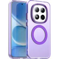 Custodia MagSafe per Xiaomi Redmi Note 15 Pro 5G, Techsuit, CandyCase, Viola — 3