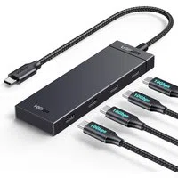 Hub USB-C UGREEN CM806, 4 x USB-C, 0.5m, Nero — 3