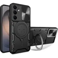 Custodia per Samsung Galaxy S26 S942, Techsuit, CamGuard Pro, Nera — 3