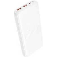 Batteria Esterna Borofone BJ80A Clever, 10000mAh, 22.5W, QC + PD, 1 x USB-C - 2 x USB-A, Bianca — 3