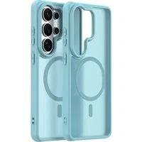 Custodia MagSafe per Samsung Galaxy S26 Ultra S948, Techsuit, HaloFrost II, Verde Chiaro — 3