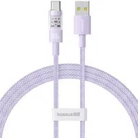 Cavo Dati e Ricarica USB-A - USB-C Baseus Gem, 100W, 2m, Viola P10373002511-01 — 3