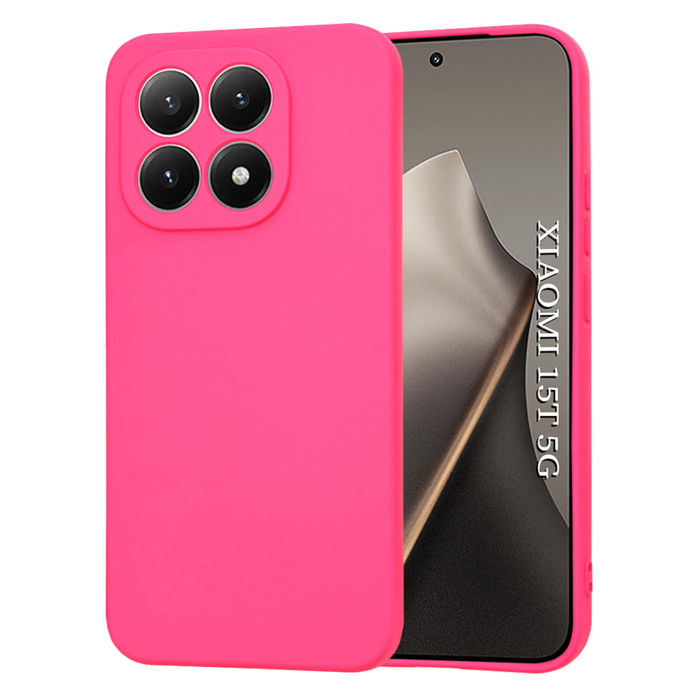 Techsuit Custodia per Xiaomi 15T, Techsuit, SoftFlex, Rosa Scuro
