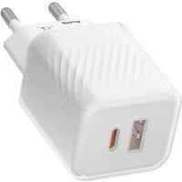 Caricabatterie Retea Blueo, 35W, 3A, 1 x USB-A - 1 x USB-C, Bianco — 3