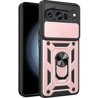 Custodia per Google Pixel 9 Pro XL, Techsuit, CamShield, Rosa — 3