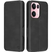 Custodia per Oppo Reno13 Pro, Techsuit, Safe Wallet Plus, Nera — 3