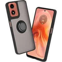 Custodia per Motorola Moto G04s / E14 / G04 / G24, Techsuit, Glinth, Nera — 3