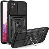 Custodia per Samsung Galaxy S20 FE 2022 G781 / S20 FE 5G G781 / S20 FE G780, Techsuit, CamShield, Nera — 3