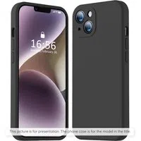 Custodia per Motorola Moto G56, Techsuit, SoftFlex, Nera — 3