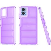 Custodia per Motorola Moto E22i / E22, Techsuit, Wave Shield, Viola — 3