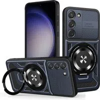 Custodia per Samsung Galaxy S23 S911, Techsuit, RuggedCam, Blu — 3